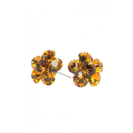 Cercei Round Stones Ss24, Miidefloriart, Model 143 Cercei Round Stones Ss24, Miidefloriart, Model 143