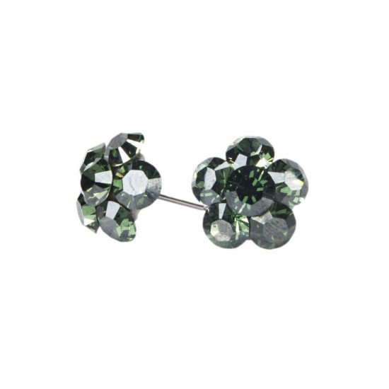 Cercei Round Stones Ss24, Miidefloriart, Model 2416 Cercei Round Stones Ss24, Miidefloriart, Model 2416
