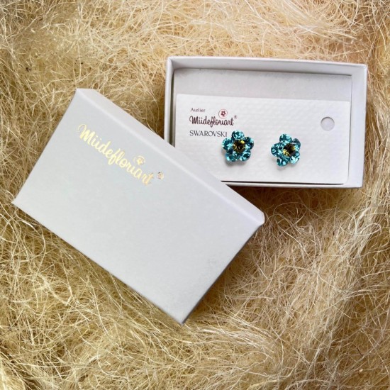 Cercei Round Stones Ss24, Miidefloriart, Model 2416 Cercei Round Stones Ss24, Miidefloriart, Model 2416