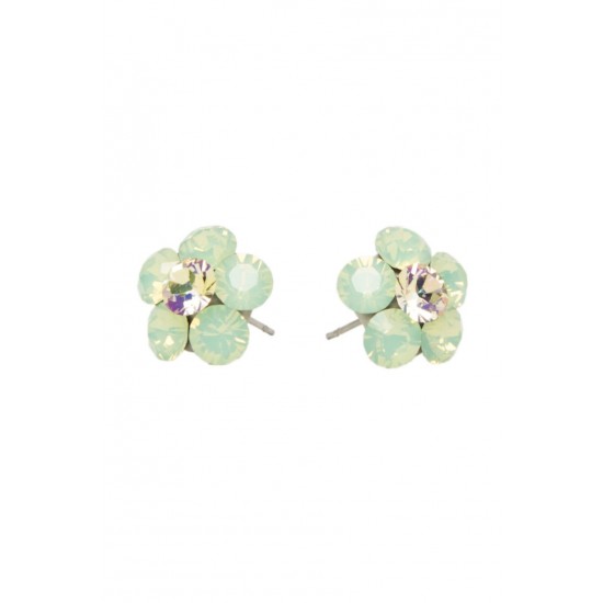 Cercei Round Stones Ss24, Miidefloriart, Model 93 Cercei Round Stones Ss24, Miidefloriart, Model 93