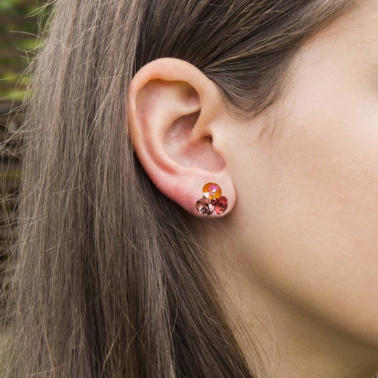 Cercei Round Stones Ss29, Miidefloriart , Model 87 Cercei Round Stones Ss29, Miidefloriart , Model 87