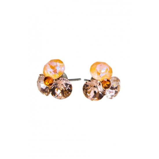 Cercei Round Stones Ss29, Miidefloriart , Model 88 Cercei Round Stones Ss29, Miidefloriart , Model 88