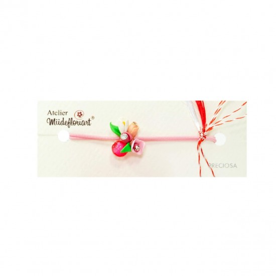 Martisor Tip Bratara, Miidefloriart, Handmade, Mb008 Martisor Tip Bratara, Miidefloriart, Handmade, Mb008