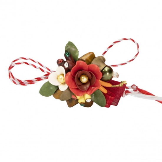 Martisor Tip Brosa Cu Piatra Semipretioasa , Mbp0005