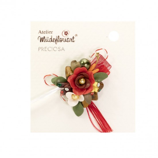 Martisor Tip Brosa Cu Piatra Semipretioasa , Mbp0005