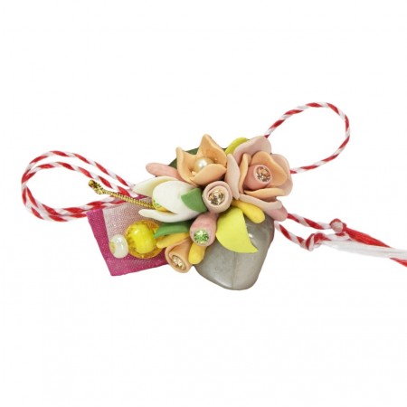 Martisor Tip Brosa Cu Piatra Semipretioasa , Mbp0008