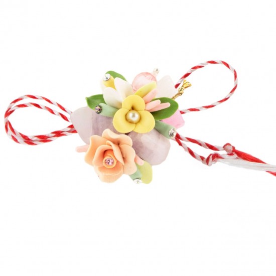 Martisor Tip Brosa Cu Piatra Semipretioasa , Mbp0014