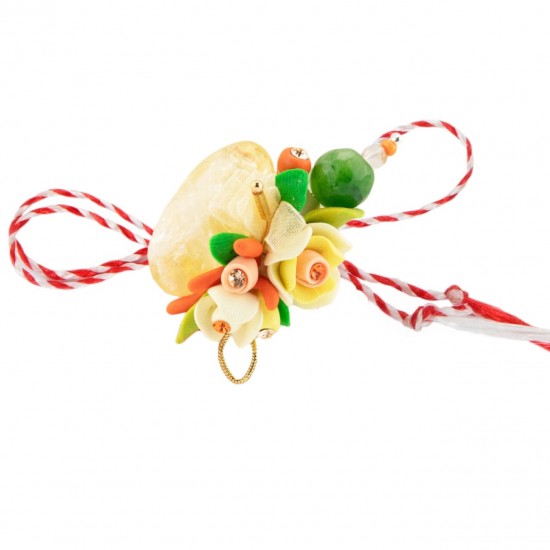 Martisor Tip Brosa Cu Piatra Semipretioasa , Mbp0018