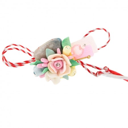 Martisor Tip Brosa Cu Piatra Semipretioasa , Mbp0019