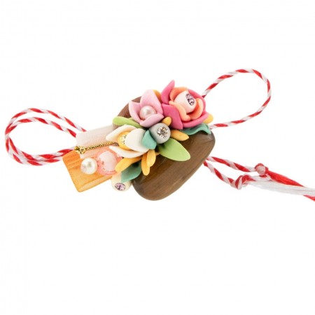 Martisor Tip Brosa Cu Piatra Semipretioasa , Mbp0020