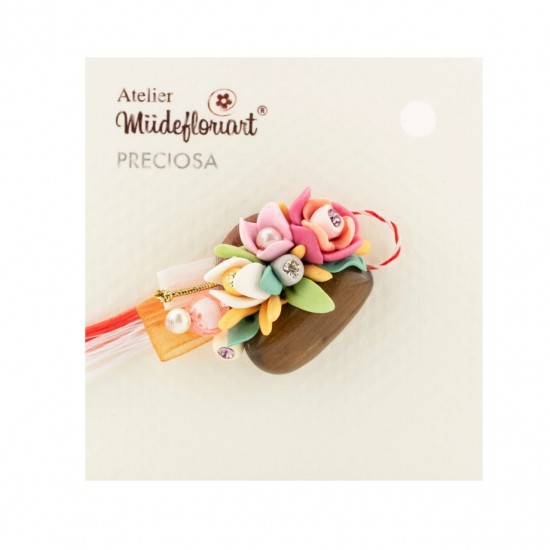 Martisor Tip Brosa Cu Piatra Semipretioasa , Mbp0020