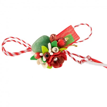 Martisor Tip Brosa Cu Piatra Semipretioasa , Mbp0023