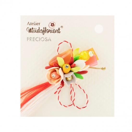 Martisor Tip Brosa Cu Piatra Semipretioasa , Mbp0025