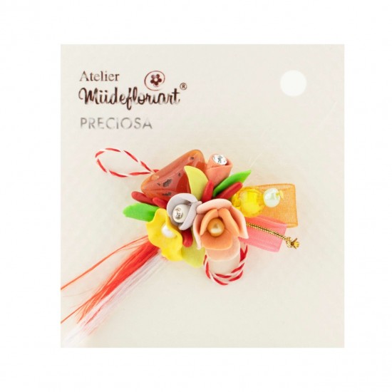 Martisor Tip Brosa Cu Piatra Semipretioasa , Mbp0026