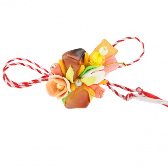 Martisor Tip Brosa Cu Piatra Semipretioasa , Mbp0029