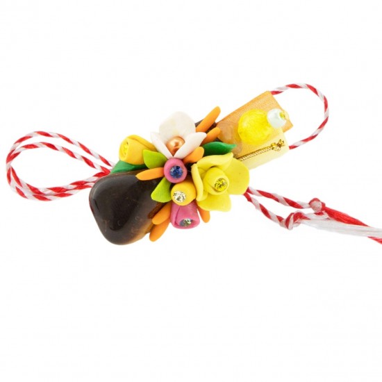 Martisor Tip Brosa Cu Piatra Semipretioasa , Mbp0032