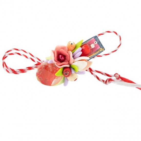 Martisor Tip Brosa Cu Piatra Semipretioasa , Mbp0035