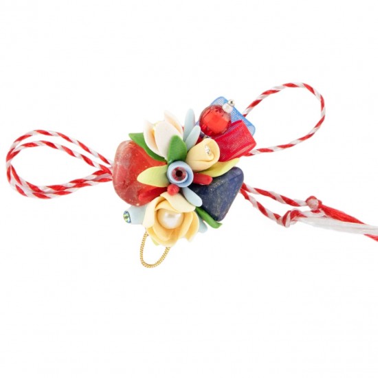 Martisor Tip Brosa Cu Piatra Semipretioasa , Mbp0042