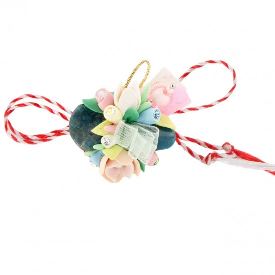 Martisor Tip Brosa Cu Piatra Semipretioasa , Mbp0046