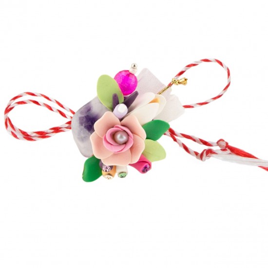 Martisor Tip Brosa Cu Piatra Semipretioasa, Mbp0051