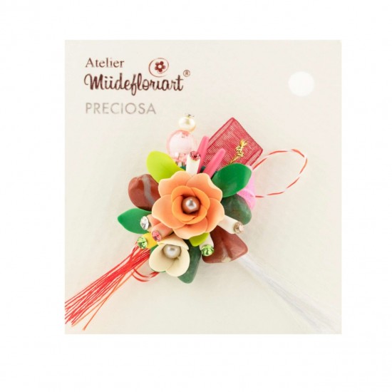 Martisor Tip Brosa Cu Piatra Semipretioasa , Mbp0053