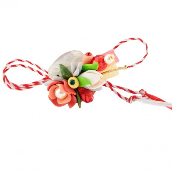Martisor Tip Brosa Cu Piatra Semipretioasa , Mbp0055