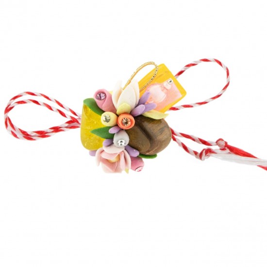 Martisor Tip Brosa Cu Piatra Semipretioasa , Mbp0059