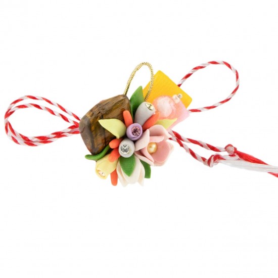 Martisor Tip Brosa Cu Piatra Semipretioasa , Mbp0060