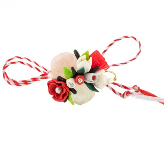 Martisor Tip Brosa Cu Piatra Semipretioasa , Mbp0061