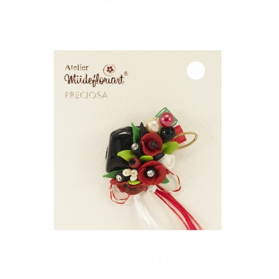 Martisor Tip Brosa Cu Piatra Semipretioasa, Mbp0070