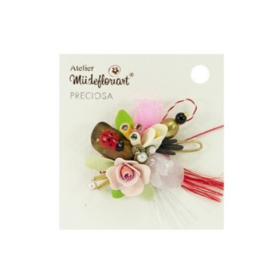 Martisor Tip Brosa Cu Piatra Semipretioasa, Mbp0071
