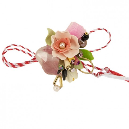 Martisor Tip Brosa Cu Piatra Semipretioasa, Mbp0072