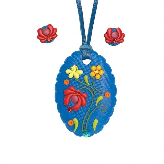 Set Cu Cercei Bobite Motive Traditionale Model 06 Set Cu Cercei Bobite Motive Traditionale Model 06