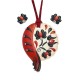 Set Cu Cercei Bobite Motive Traditionale Model 08 Set Cu Cercei Bobite Motive Traditionale Model 08