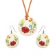 Set Cu Cercei Lungi Motive Traditionale Model 10