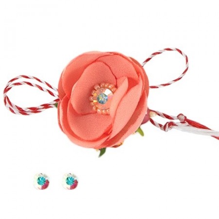 Set Martisor Cu Brosa Flori De Mac Mbfm0005