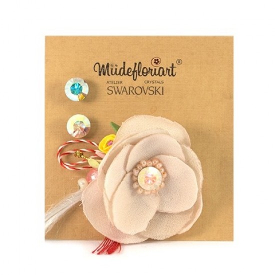 Set Martisor Cu Brosa Flori De Mac Mbfm0006