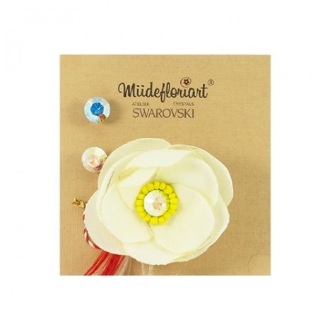 Set Martisor Cu Brosa Flori De Mac Mbfm0010