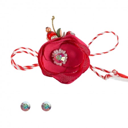 Set Martisor Cu Brosa Flori De Mac Mbfm0011