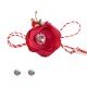 Set Martisor Cu Brosa Flori De Mac Mbfm0011