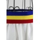 Brâu tricolor țesut 180 x 5,5 cm Brâu tricolor țesut 180 x 5,5 cm